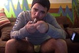 Str8 jerk session on couch snapshot 9