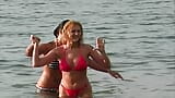 Two amazing German lesbians pleasing each other on the beach snapshot 7