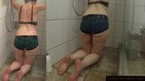 Vuist en vuistneuken training onder de douche - kleine zonnige milf snapshot 3