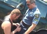 Leather Sub Loves Cops Nipple Work snapshot 2