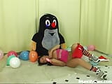 I Hunt My Cunt - Zuzka masturbates with big pink dildo. snapshot 14