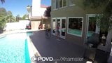 Povd - alleen thuis tiener Cynthia Thomas verleidt de zwembadjongen snapshot 2