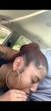 Latina Giving Head in Car snapshot 4