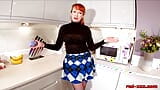 Kitchen fun with busty redhead milf Red XXX snapshot 2