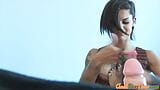 Lesbian tattooed busty MILF anallytoyed in closeup by her GF snapshot 4