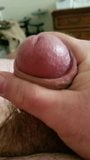 Jerking my hard cock snapshot 4