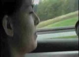 高速道路を運転中の女の子のオナニーと絶頂 snapshot 1