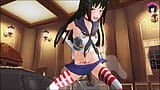 Miembro del servicio sexy de Asashio, uñas en polvo Shimakaze (3D Hentai) snapshot 5