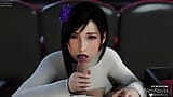 最终幻想Tifa（有声音的动画）3D 成人色情sfm汇编肛交女牛仔狗式高潮反向骑乘 snapshot 5