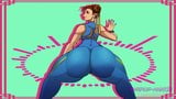 Chun-Li Twerks on Camera and On Cock snapshot 1