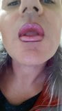 Sonyastar sexy Transvestit schöne Lippen und Lippenstift snapshot 9