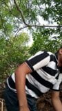 Indian desi Teenage boy masturbating in the jungle outdoors #gaju part1 snapshot 1