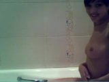 Amateur Cutie In Bathtub Shaves and Licks Boyfriend snapshot 2