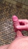 Public jerk off and cumshot in the sauna snapshot 1