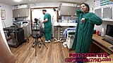 La angustiada Mira Monroe duele mientras se hace un examen pélvica por el Dr. Aria Nicole antes de que se prepara para un procedimiento quirúrgico en la misma oficina con el doctor Tampa, película completa exclusivamente en girlsGonegyno snapshot 10