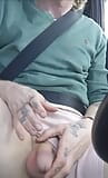 Getting hard and cumshot in car snapshot 1