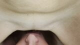 Wet pulsing vulva slides on man's tongue snapshot 1