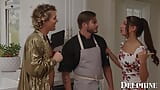 Delphine Films - шаловливое кулинарное шоу April Olsen превращается в сексуальный тройничок snapshot 6