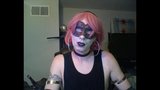 Hete dansende gothic cd -camshow (deel 1 van 2) snapshot 15