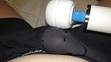 Hitachi wand vibrando mi polla a través de mis boxers dmvtoylover snapshot 18