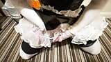 Sissy French Maid working in a hotel snapshot 8