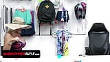 Shoplyfter Mylf - milf buxom pega roubando é disciplinada com um vibrador por dois seguranças snapshot 7