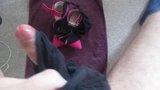 masturbating with wife's panties and cumming over shoes snapshot 7