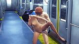 Hentai ongecensureerd - sexy Japans meisje heeft seks in de metro van Tokio snapshot 11