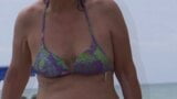 Video 1 of 3 - My wife, Latina mom shows off on the beach snapshot 12