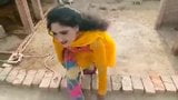 Indian village girl shows her boobs and talks in Hindi snapshot 2