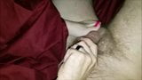 She slaps my balls with her feet and i cum hard snapshot 6