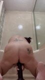 Riding dildo in bathtub snapshot 8