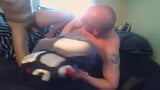 Gay sissy faggot Mike Karacson anal bareback sucks cock snapshot 16