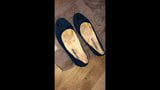 Cum on GF Blue Flat Ballerinas (2. Shot) snapshot 7