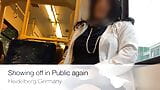 Crossdresser exposing in tram snapshot 1