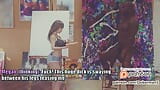 DobermanStudio Megan Hot big ass cheating swallowing big cock in the ass in the art room tasty anal creampie ass gaping snapshot 4