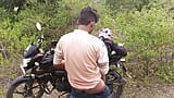 Indian Village Desi - Pooja Shemale & Boyfrend Coming Jungle Outdoor And Stop Bike One Place And Pooja Fucking Boyfrend Ass. snapshot 6