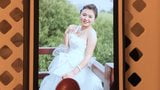 Penghargaan cum untuk pengantin Cina wajah bayi dengan pembicaraan kotor snapshot 15
