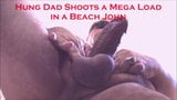 Opgehangen stiefvader schiet een mega lading in een strandjongen snapshot 1