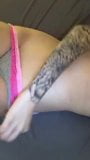 tattoo bad girl touching and fingering herself snapshot 2