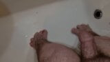 Midget shows his feet and then cums on them snapshot 12