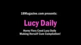 Horny Fiery Coed Lucy Daily Making Herself Cum Compilation! snapshot 1