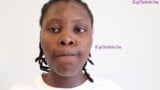 African woman shows how to give blowjob on Youtube snapshot 18