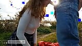 Une jeune salope polonaise se fait baiser dans la nature après les cours snapshot 1