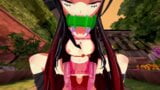 มุมมองคนเย็ด nezuko kamado อยากได้ภาระอ้วนในการผสมพันธุ์ - demon slayer snapshot 2