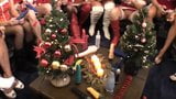 Big horny Christmas dildo party snapshot 1