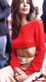 Emily Ratajkowksi in sexy red top, showing underboob snapshot 1