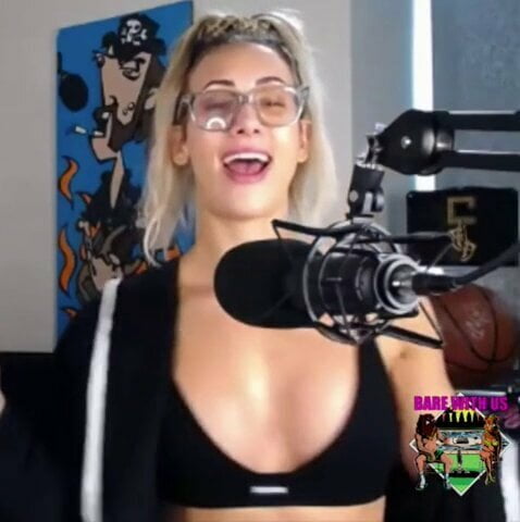 Carmella shaking her big boobs
