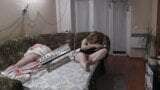 Stepdad fucks stepdaughter while her husband sleeps. Staging snapshot 4