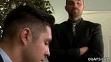 Futai homosexual la birou - Jake Morgan, Seth Santoro snapshot 5